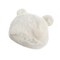 Wrapables Faux Fur Fluffy Bear Ears Winter Beanie Hat, White